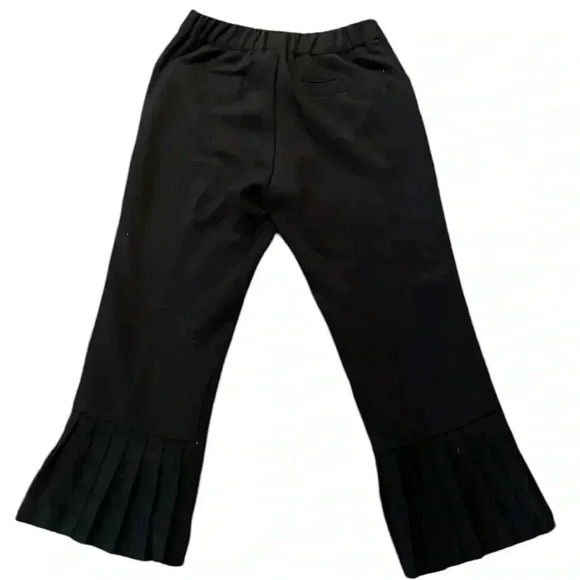 Unique Black Capri Korean Pants Size 77 (XS) - Picture 2 of 6